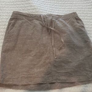 Max studio linen casual skirt